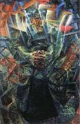 Umberto Boccioni materia oil on canvas